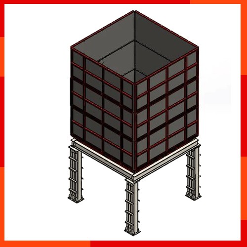 MS HOPPER TANK  MANUFACTURE OF KR ENGINEERING